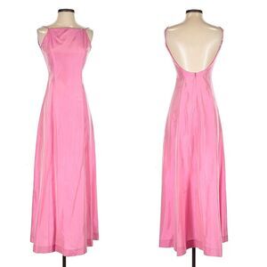 Vintage Y2K JM for Gunne Sax Pink Gown Prom Dress Rhinestone Evening Size 3